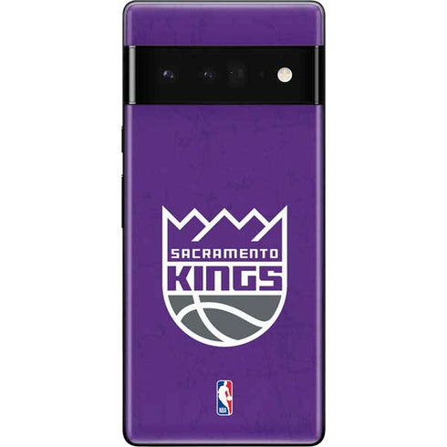 NBA Sacramento Kings Distressed Google Pixel 6 Pro Skin